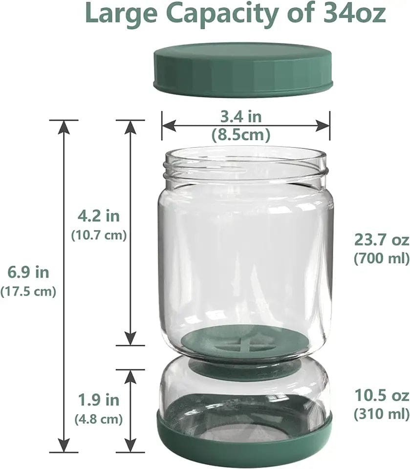 Hourglass Pickle/Olive Jar